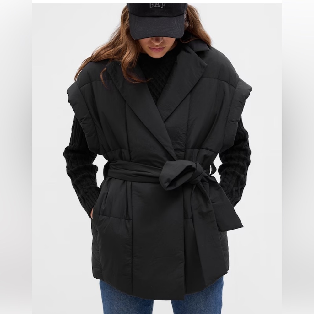NWT GAP Duvet Wrap Puffer Vest